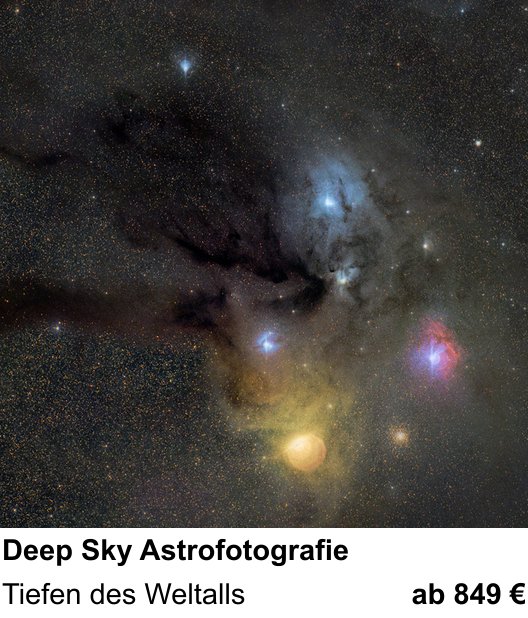 Gestalterischer Fotokurs – Deep Sky Astrofotografie und Tiefen des Weltalls