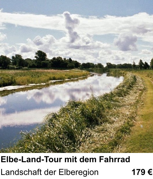 Gestalterischer Fotokurs – Elbe-Land-Tour mit dem Fahrrad und Landschaft der Elberegion