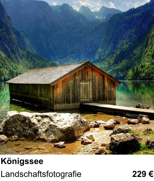Gestalterischer Fotokurs – Königssee und Landschaftsfotografie