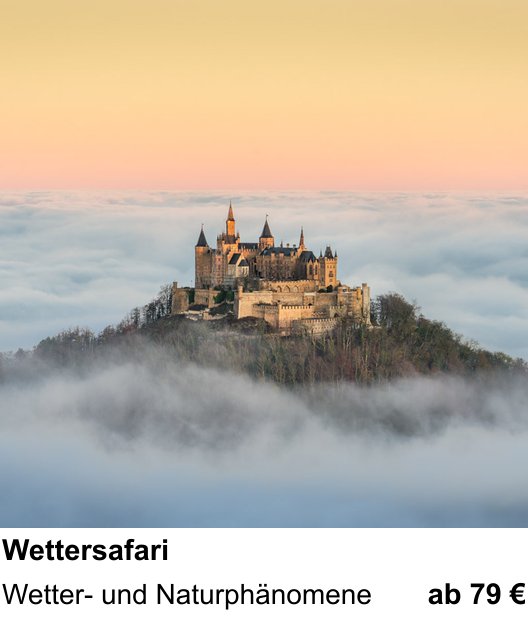 Gestalterischer Fotokurs – Wettersafari und Wetter- und Naturphänomene