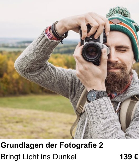 Dresden: Fotoworkshop für Manuelle Fotografie für Fortgeschrittene – Bringt Licht ins Dunkel