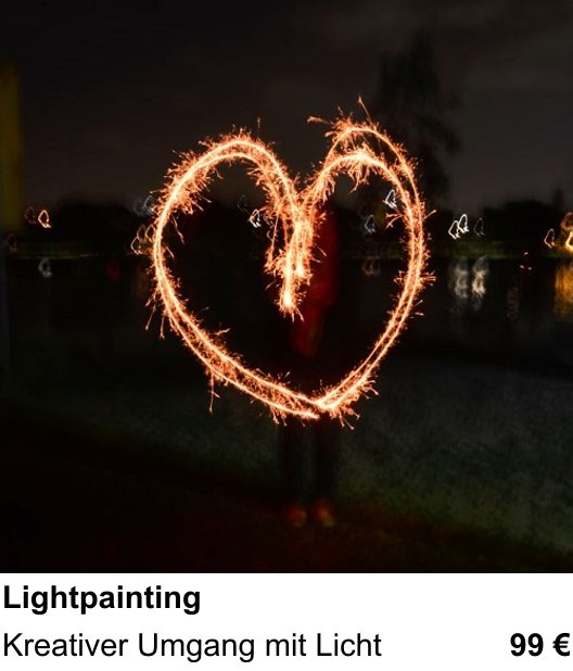 Dresden: Fotoworkshop für Lightpainting – Kreativer Umgang mit Licht