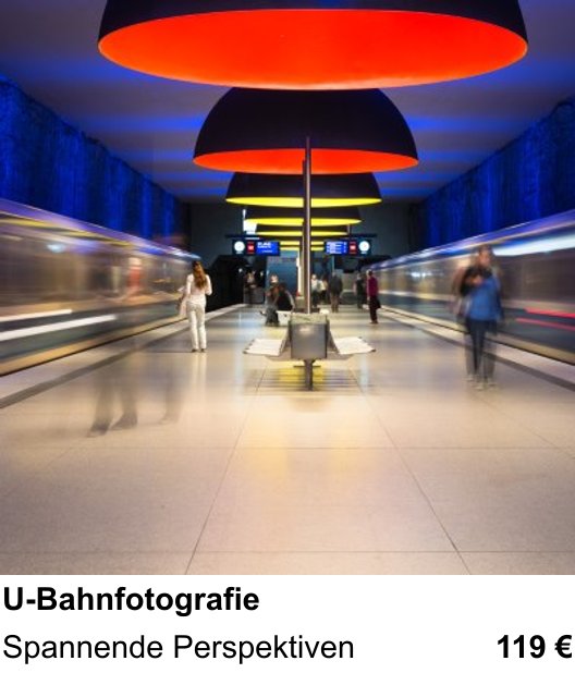 Dresden: Fotoworkshop für U-Bahnfotografie – Spannende Perspektiven